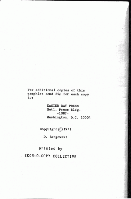 Notes toward a Women's Analysis of Class - Back
