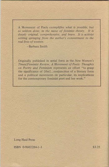 A Movement of Poets - Back Cover