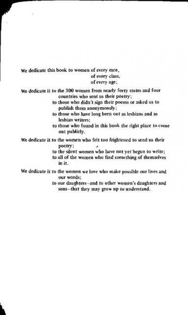 Amazon Poetry Dedication