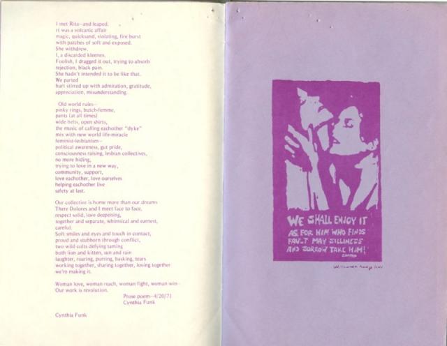 Dykes for an Amerikan Revolution - I met Rita